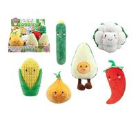 Assorted Designs Salad & Vegi Mates Plush Toy - 16 cm - Soft, Cuddly & Educational Vegetables for Toddlers & Preschoolers (1 Pc.)