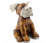 Assorted Doorstop Door Stop Stopper Filled Heavy Doorstop Faux Leather Novelty Wedge (Faux Leather Brown Sitting Dog Doorstop)