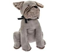 Assorted Doorstop Door Stop Stopper Filled Heavy Doorstop Faux Leather Novelty Wedge (Faux Leather Grey Dog Doorstop)