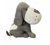 Assorted Doorstop Door Stop Stopper Filled Heavy Doorstop Faux Leather Novelty Wedge (Tweed Dog Doorstop)