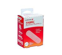 Assorted Fabric Plasters - 50 Pack | Breathable Flexible First Aid Bandages for Cuts, Scrapes & Grazes (4)