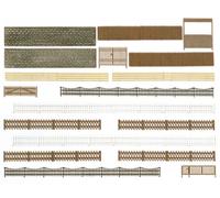 Assorted fences, walls and gates HO/OO Gauge Busch 6017