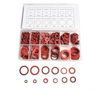 Assorted Flat Washer Kit 600pcs with 12 Size Options for Maintenance and Repairs Reliable Steel and Fiber Design