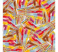 Assorted Flavour Freeze Pops 45ml - Strawberry, Raspberry, Lemon, Cola & Tropical - Ice Lollies with Sugar & Sweetener - Mfrz (120 x Pops)