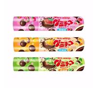 Assorted Fruit Flavour Japanese Chocolate Gummy Candy - Strawberry, Green Grape & Mango Flavour 50g
