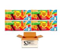 Assorted Fruit Flavoured Chupa Chups Squeezee Freeze Ice Pops 12 x 45ml (Pack of 4 - 48 Total Pops) - Ice Lollies with Real Fruit Juice & No Added Sugar - Cola, Apple, Strawberry, Orange
