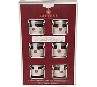 Assorted Fruit Preserve Gift Box 6 Mini Jars | Mixed Jam & Marmalade Selection Pack | Breakfast Spread Collection for Toast, Scones & Gifting