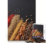Assorted Herbs And Spices 1000 Piece Jigsaw Puzzles for Adults Jigsaw Sharp Brain Good Thick Family Pastime Classic Xmas Gift (38x52cm)