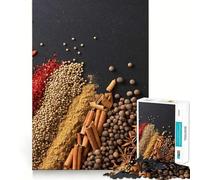Assorted Herbs And Spices 1000 Piece Jigsaw Puzzles for Adults Jigsaw Sharp Brain Good Thick Family Pastime Classic Xmas Gift (38x52cm)