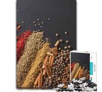 Assorted Herbs And Spices Wooden Picture Puzzle for Adults, 300 PCS