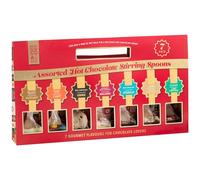 Assorted Hot Chocolate Flavour Stirrers 7pk - Chocolate Lovers - Stocking Filler - Hot Chocolate Spoons - Delicious Flavours To Your Hot Drinks
