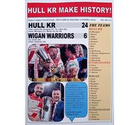 Assorted Hull KR 24 Wigan Warriors 6-2025 Super League Grand Final - souvenir print