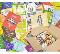 Assorted Individually Wrapped Enveloped Tea Bags Unique Mix Hamper Set in Compartment Display Box Gift (60 Tea Envelopes)