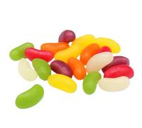 Assorted Jelly Beans Fruity Candy Mix - Soft Chewy Fruit Flavoured Sweets for Sharing, Parties, Pick & Mix and Sweet Jars (200G)