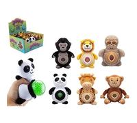 Assorted Jellyroos Jungle Plush Toy With Inside Beads (15 cm) 1 Pc. - Cuddly & Charming Design, Perfect Kid's Companion, Party Favor, Playtime, & Gift