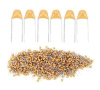 Assorted Kit of 1000 Monolithic Ceramic Capacitors - 50V 150pF 10% Tolerance with 5.08mm Pin Pitch - Ideal for Electronic Components Projects Component