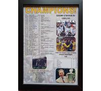 Assorted Leeds United Football League First Division Champions 1991-92 - framed print