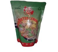 Assorted lemonade salt water taffy pouch Cherry Limeade, Peach Lemonade, Raspberry Lemonade & Strawberry Lemonade.