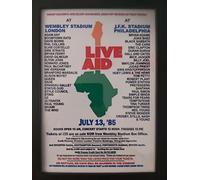 Assorted Live Aid 1985 Wembley Stadium & Philadelphia - multicoloured framed print