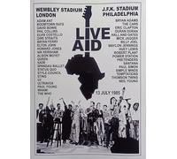Assorted Live Aid 1985 Wembley Stadium & Philadelphia - souvenir print