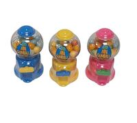 Assorted Mini Gumball Machines Pack of 3 | Colourful Candy Dispenser Toy with Chewy Bubble Gum Balls | Fun Party Favour Treat for Kids & Adults