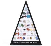 Assorted Miniature Natural Crystal Agate Stones for Jewelry Making and Decorative Mineral Displaying Case Included Natural Mineral Specimens Collection