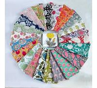Assorted Mix and Match Hand Block Floral 100% Cotton Cloth Napkins Perfect for Kids,Wedding Events,Home Parties and Dining Table-Zero waste Napkins