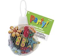 Assorted Multicolor Designs Rubber Die Cut Rings - 10 Count - Unique, Fun, & Durable Fashion Accessories