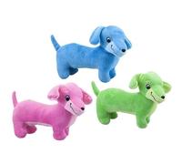 Assorted Neon Colours Sausage Dog With Embroidered Eyes (61 cm) 1 Pc. - Adorable & Vibrant Soft Fill Plush Toy, for Birthdays, Baby Showers, Holidays, & More