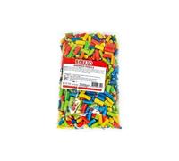(Assorted Pencils VEGAN (16007166)) Peach Rings, Sour Worms Bebeto 2KG Bags Full Range Halal Certified Sweets