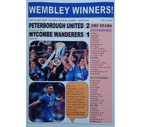 Assorted Peterborough United 2 Wycombe Wanderers 1-2024 EFL Trophy final - souvenir print