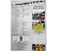 Assorted Port Vale 2025 League Two runners-up - Port Vale promoted - souvenir print