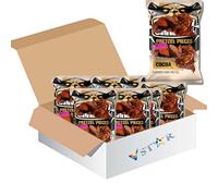 Assorted Pretzel Pieces Snacks 85g- Jalapeño, Hot Buffalo Wings, Cocoa, Speculoos, Salted Caramel, Cheddar Cheese, Garlic Bread & Honey Mustard -ckls (12 x Pack, Pretzel Pieces Cocoa)