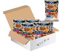 Assorted Pretzel Pieces Snacks 85g- Jalapeño, Hot Buffalo Wings, Cocoa, Speculoos, Salted Caramel, Cheddar Cheese, Garlic Bread & Honey Mustard -ckls (18 x Pack, Pretzel Salted Caramel)