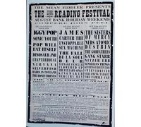 Assorted Reading Festival 1991 line-up - James Iggy Pop Sonic Youth - souvenir print