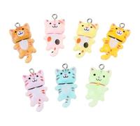 Assorted Resin Cats Charm Miniature Pendants for Making Necklace Bracelet and Keychain Luminous Cat Pendant Jewelry Accessories),additionalWeblabs:(: