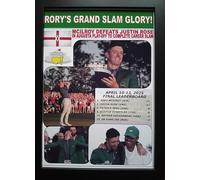 Assorted Rory McIlroy 2025 Masters Tournament champion - framed print