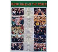 Assorted Rugby Union World Cup winners 1987-2023 - souvenir print
