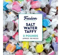 Assorted Salt Water Taffy, 2 Pound Bag, Individually Wrapped, Bulk Candy