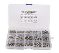 Assorted Screw Set, Screw Kit, 500pcs M2 M3 M4 Assorted Screw Set Stainless Steel Corrosion Resistant Screw Kit Mixed Screws Pack
