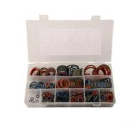 Assorted Sealing Gasket Set 100/245pcs with Silicone Rubber O Rings for Cars, Boats, Kitchen Faucets, Engines, Gas Controls, and Hoses (245pcs)