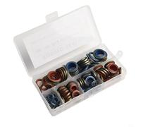 Assorted Sealing Gasket Set 100/245pcs with Silicone Rubber O Rings for Cars, Boats, Kitchen Faucets, Engines, Gas Controls, and Hoses (100pcs)