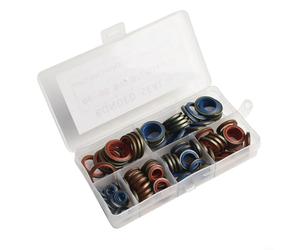 Assorted Sealing Gasket Set 100/245pcs with Silicone Rubber O Rings for Cars, Boats, Kitchen Faucets, Engines, Gas Controls, and Hoses (100pcs)