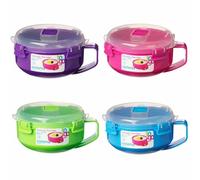 Assorted Sistema To Go Breakfast Microwave Bowl Heating Oatmeal Porridge 850ml