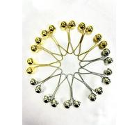 ASSORTED SNAG FREE SAFETY PINS HIJAB CLIPS SCARF PIN BROOCH (Design 4 Silver (12pc))
