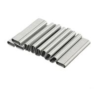 Assorted Steel Staples Nails Kit Including 12mm U Shape, 8mm Door Type And 10mm T Straight Pins For Manual Staplers, Upholstery, Flooring And General Workshop Use(U Type Nails)