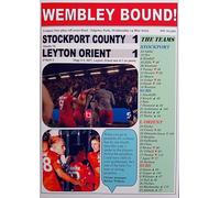 Assorted Stockport County 1 Leyton Orient 1-2025 League One play-off semi-final - souvenir print