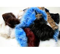 Assorted Super Luxury Faux Fur Fabric Waste Offcuts 1KG