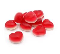 Assorted Sweets Pack - Fizzy Rings, Gummy Hearts & Cola Bottles - Retro Candy Selection for Parties, Kids, or Gifts - Bulk Bags of Fruity Chewy Fun (2.5kg, Gummy Hearts Bag)