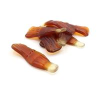 Assorted Sweets Pack - Fizzy Rings, Gummy Hearts & Collaa Bottles - Retro Candy Selection for Parties, Kids, or Gifts - Bulk Bags of Fruity Chewy Fun (500g, Giant Collaa Bottles Bag)